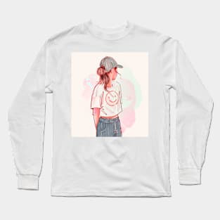 Smiley Long Sleeve T-Shirt